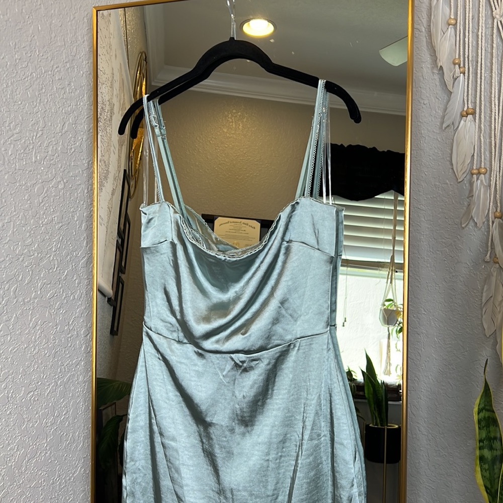HOUSE OF CB 'Costanza' Light Jade Maxi Dress NWOT - Picture 8 of 12
